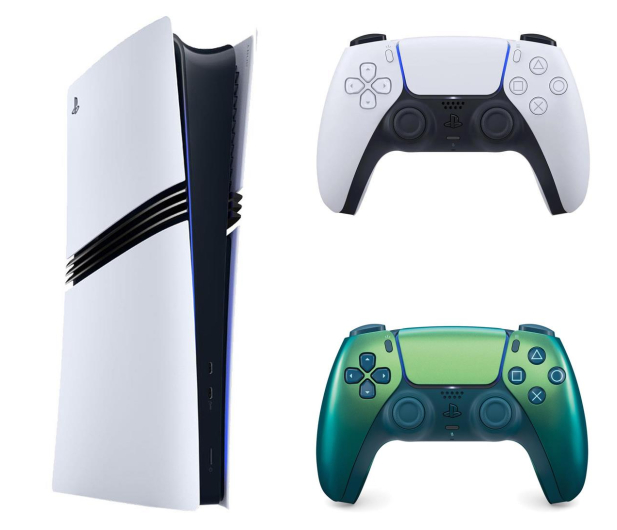 Sony PlayStation 5 Pro + DualSense - Chrome Teal - 1294326 - zdjęcie